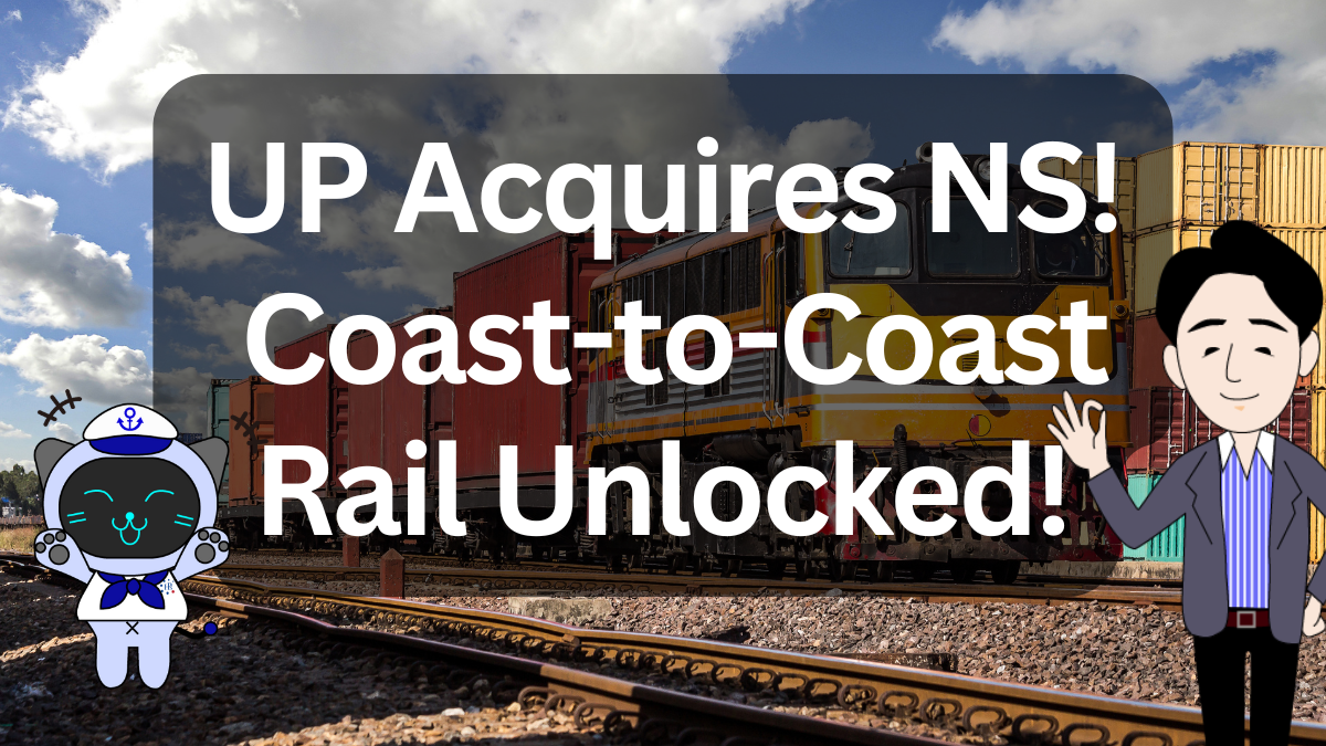 UP’s $85 Billion Acquisition of NS Could Mark the Birth of the First Transcontinental Railroad in the U.S. | IINO san's Logistics News