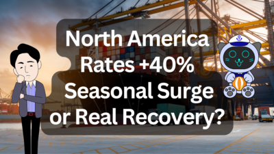 【2026 North America Ocean Freight】Spot Rates Surge Ahead of Lunar New Year — Is This a Real Recovery? | IINO san's Logistics News