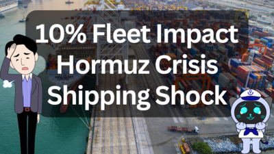 Hormuz Strait Crisis Could Impact 10% of Global Container Capacity | IINO san's Logistics News