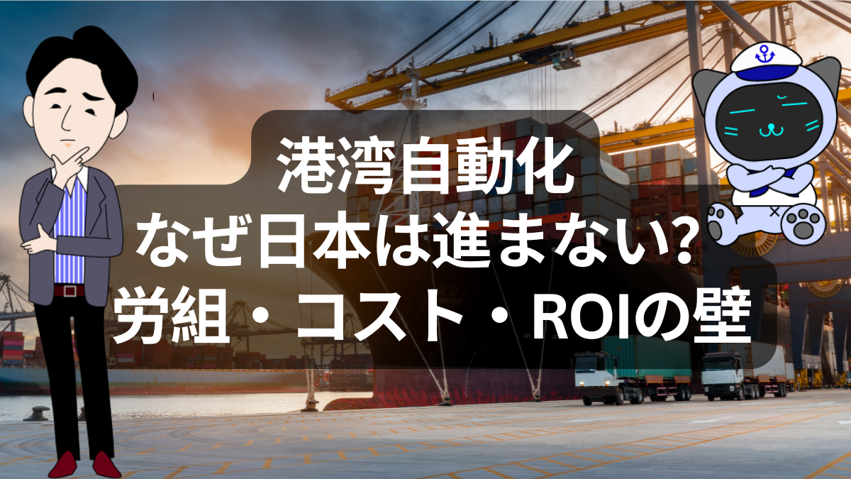 なぜ日本の港は自動化が進まないのか？世界標準とズレる港湾DXの現実 | イーノさんのロジラジ