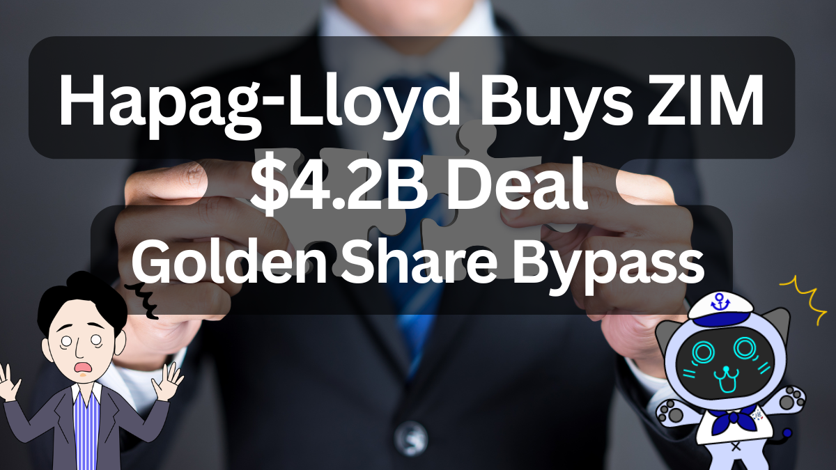 Hapag-Lloyd ซื้อ ZIM มูลค่า 4.2 พันล้านดอลลาร์ การปรับโครงสร้างครั้งใหญ่ของอุตสาหกรรมเรือคอนเทนเนอร์ | イーノさんのロジラジ